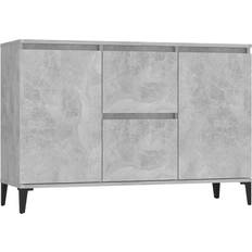 vidaXL Engineered Wood Concrete Gray Sideboard 104x70cm