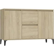 vidaXL Engineered Wood Sonoma Oak Sideboard 104x70cm