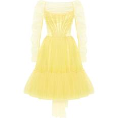 Milla Bright Yellow tulle dress