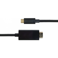 Deltaco USB C - HDMI M-M 1m