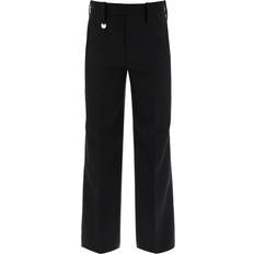 Burberry Men Pants & Shorts Burberry Wool Trousers - Black