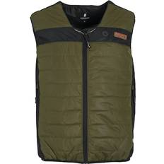 Woodline Warm Vest Svalbard - Black/Green