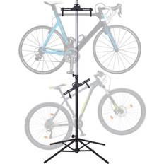 Bike Accessories Saris RaxGo Adjustable Bike Rack, Freestanding & Foldable Bike Hanger Black