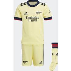 adidas 2021-22 Arsenal Away Mini Kit Pearl Citrine