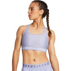 Under Armour Women Clothing Under Armour Crossback Sports Bra Support Purple Woman