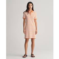 Gant Women Dresses Gant Women Striped Shield Piqué Polo Dress