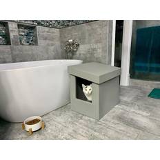 Cat Litter Boxes - Dogs Pets Slope Style Dog & Cat Litter Box, X-Large, Light