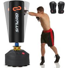 Punching Bags Goplus Freestanding Punching Kickboxing Bag with Stand and Suction Cup Base