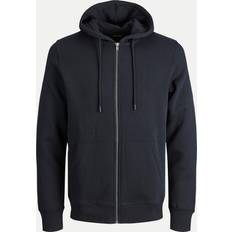 Jack & Jones Men Sweaters Jack & Jones Plain Zip Hoodie