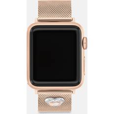 Gold apple watch band Coach Tone Mesh Interchangeable Replacement Band for Apple Watch 38/40/41mm