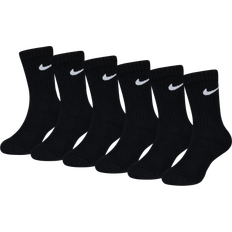 Girls Socks Children's Clothing Nike Kid's Dri-FIT Crew Socks 6-pack - Black (RN0019-023)