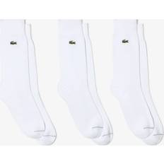 Lacoste Herre Sokker Lacoste 3-Pack Mid-Calf Length Socks White