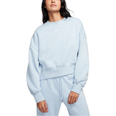 Clothing Nike Sportswear Phoenix Fleece Women's Over Oversized Crew Neck Sweatshirt - Light Armory Blue/Sail