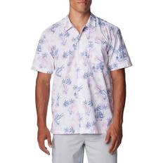 Columbia Men’s PFG Trollers Best Short Sleeve Shirt - White/Scribbled