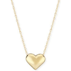 Macy's Jewelry Macy's Puffed Heart Necklace Set in 14k Yellow Gold Gold