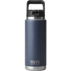 Stainless Steel Serving Yeti Rambler Navy Water Bottle 26fl oz