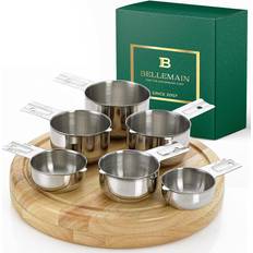 Stainless Steel Measuring Cups Bellemain One Piece Stainless Steel Nesting Measuring Cup 6