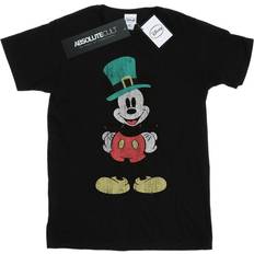 Disney Girl's Mouse Leprechaun Hat T-shirt - Black