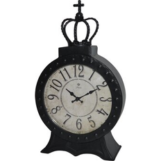 Black Table Clocks Jeco METAL