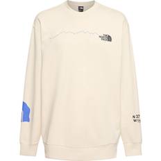 The North Face Herren - L - Sweatshirts Pullover The North Face Sweatshirt Mit Grafik Und Rundhalsausschnitt White Dune