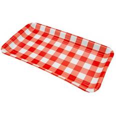 Red Serving Trays Red Gingham Party