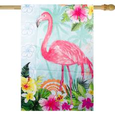 Flags Northlight Tropical Flamingo Spring Outdoor House Flag