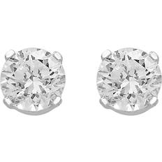 Effy Stud Earrings - White Gold/Diamonds