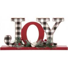 GlitzHome JOY Plaid Multicolour Decorative Item