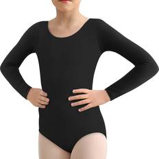 Molldan Kid's Long Sleeve Ballet Wear - Black (3028-06)