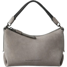 Brunello Cucinelli Braided Handle Bag - Grey