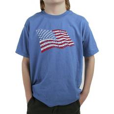 Children's Clothing LA Pop Art Boy Word T-shirt American Tribute