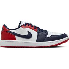 43 ½ - Herre Golfsko Nike Air Jordan 1 Low G M - White/Varsity Red/Obsidian