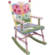 Rosa Schaukelstühle Teamson Kids Fantasy Fields Magic Garden Rocking Chair