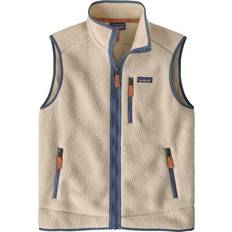 XL Vester Patagonia Men's Retro Pile Fleece Vest - Dark Natural w/Utility Blue