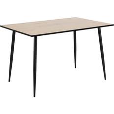 Nordform Wilma Natural/Black Spisebord 80x120cm