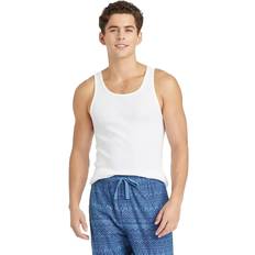 L Tank Tops Goodfellow & Co Men's 4pk Ribbed Tank Top White