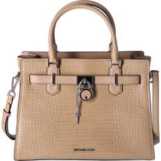 Michael Kors Hamilton Medium Satchel Crossbody - Camel Croc