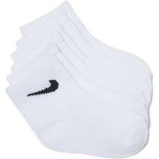 Nike Baby's Logo Ankle Socks Box Set 6-pack - White (NN0032-001)