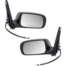 Side Mirrors Brock Replacement Driver and Passenger Power Side View