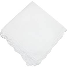 Women Handkerchiefs CTM Cotton Bonnie Lace Handkerchief Women