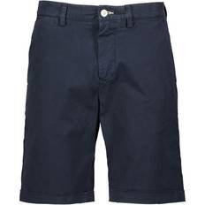 Gant Herren Hosen & Shorts Gant Regular Sunbleached Shorts Marine Blau Chinoshorts Grösse: