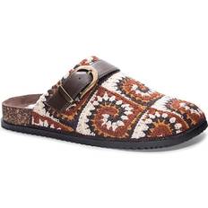 Brown Clogs Dirty Laundry Women's Bunches Crochet Clog Shoes Brown Multi