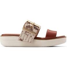 Slides on sale Cole Haan OriginalGrand Platform Slides - Sandollar Snake Print/Dark Cuoio/Ivory