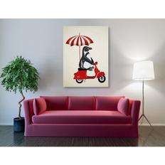 Trinx Penguin On Red Moped, Funky Wrapped