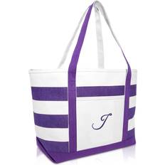 Women Beach Bags Dalix Monogrammed Beach Bag and Totes for Women Personalized Gifts Purple J