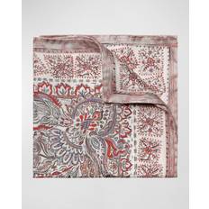 Red Handkerchiefs Etón Paisley Silk Pocket Square