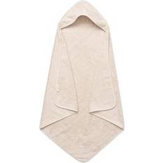 Barn- & babytilbehør Lille Kanin Hooded towel Terry Vanilla Ice 70x70