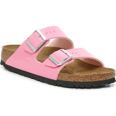 Laced Slippers & Sandals Birkenstock Womens Patent Arizona Sandal Candy Pink LIGHT PINK 42/US 11-11.5N