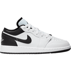 Kinderschuhe Nike Air Jordan 1 Low GS - White/White/Black