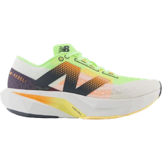 New Balance Dame Sko New Balance FuelCell Rebel v4 W - White/Bleached Lime Glo/Hot Mango